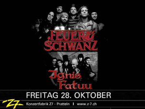 Feuerschwanz @ Z7 Konzertfabrik - Pratteln, Suisse [28/10/2016]