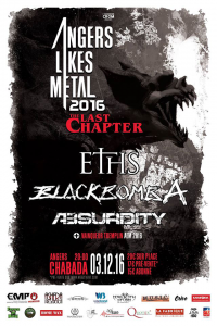 Angers Likes Metal / The Last Chapter @ Le Chabada Club - Angers, France [03/12/2016]