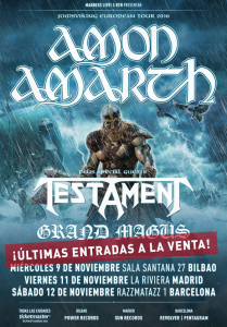 Amon Amarth @ Sala Razzmatazz  - Barcelone, Espagne [12/11/2016]