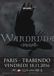 Wardruna @ Le Trabendo - Paris, France [18/11/2016]