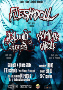 Fleshdoll @ L'Electrode - Miramas, France [04/03/2017]