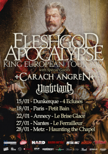 Fleshgod Apocalypse @ Les 4 Ecluses - Dunkerque, Nord-Pas-de-Calais, France [15/01/2017]