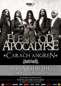 Fleshgod Apocalypse @ Petit Bain - Paris, France [18/01/2017]