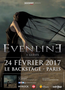 Evenline @ Backstage By The Mill - Paris, France [24/02/2017]