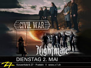 Civil War @ Z7 Konzertfabrik - Pratteln, Suisse [02/05/2017]