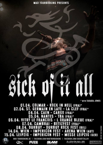 Sick Of It All @ Le Cargö  - Caen, Basse-Normandie, France [04/04/2017]