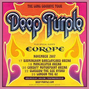 Deep Purple @ The O2 Arena - Londres, Angleterre [23/11/2017]