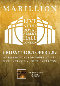 Marillion @ Royal Albert Hall - Londres, Angleterre [13/10/2017]
