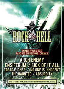 Rock In Hell Festival @ Parc des Expositions  - Colmar, France [01/04/2017]