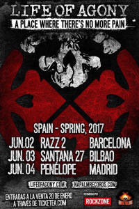 Life Of Agony @ Sala Razzmatazz  - Barcelone, Espagne [02/06/2017]