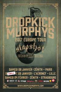 Dropkick Murphys @ L'Aéronef - Lille, France [29/01/2017]