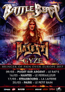 Battle Beast @ Le Rat's - Puget-sur-Argens, France [09/03/2017]