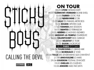 Sticky Boys @ Le Ferrailleur - Nantes, France [18/03/2017]