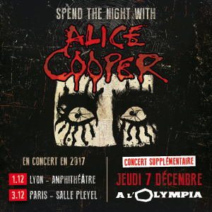 Alice Cooper @ L'Olympia - Paris, France [07/12/2017]