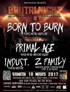 Brutal Night #1 @ Espace Gentiana - Tours, France [18/03/2017]