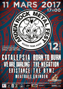 Arden Rock Metal Fest @ Salle Polyvalente - Sault-les-Rethel, France [11/03/2017]