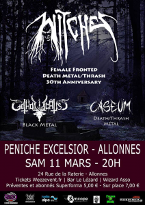 Witches @ La Péniche Excelcior - Allonnes, France [11/03/2017]