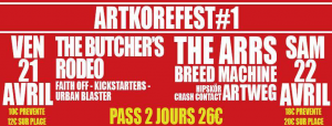 Art'Kore Fest #1 @ Salle Henri Brouillard - Pont-Réan, France [22/04/2017]