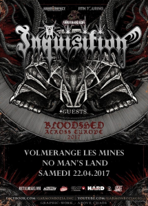 Inquisition @ Le No Man's Land - Volmerange-les-Mines, France [22/04/2017]