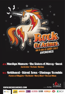 Rock Oz'Arènes 2017 @ Les Arènes - Avenches, Suisse [10/08/2017]