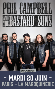 Phil Campbell and the Bastard Sons @ La Maroquinerie - Paris, France [20/06/2017]