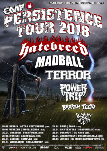 Persistence Tour 2018 @ De Mast - Torhout, Belgique [26/01/2018]