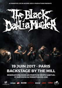 The Black Dahlia Murder @ Backstage By The Mill - Paris, France [19/06/2017]