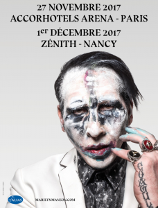 Marilyn Manson @ Accor Arena (ex-AccorHotels Arena, ex-Palais Omnisports Paris Bercy) - Paris, France [27/11/2017]