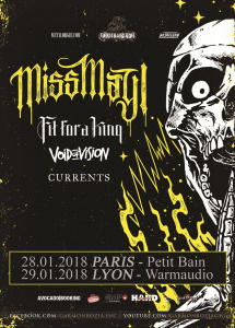 Miss May I @ Le Warmaudio - Décines-Charpieu, France [29/01/2018]
