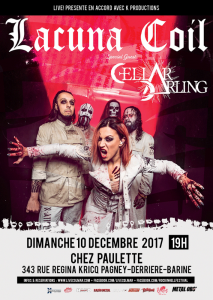 Lacuna Coil @ Chez Paulette - Pagney-derrière-Barine, France [10/12/2017]