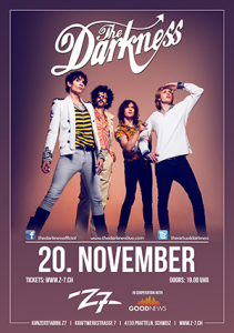 The Darkness @ Z7 Konzertfabrik - Pratteln, Suisse [20/11/2017]