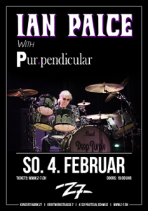 Ian Paice with Purpendicular @ Z7 Konzertfabrik - Pratteln, Suisse [04/02/2018]