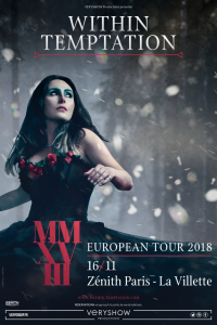 Within Temptation @ Le Zénith - Paris, France [16/11/2018]