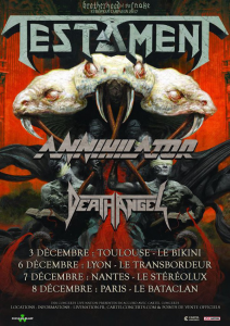 Testament @ Le Transbordeur - Villeurbanne, France [06/12/2017]