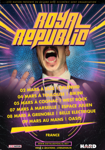 Royal Republic @ Le Bikini - Toulouse, France [04/03/2018]