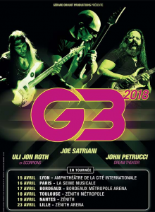 G3 @ Le Zénith Arena - Lille, France [23/04/2018]