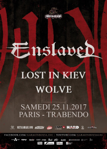 Enslaved @ Le Trabendo - Paris, France [25/11/2017]