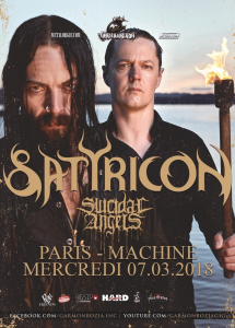 Satyricon @ La Machine du Moulin-Rouge - Paris, France [07/03/2018]
