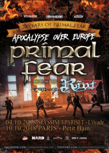 Primal Fear @ L'Ilyade - Seyssinet, France [04/10/2018]
