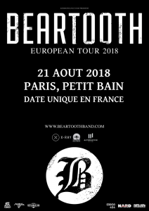 Beartooth @ Petit Bain - Paris, France [21/08/2018]