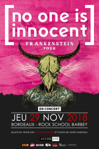 No One Is Innocent @ Rock School Barbey - Bordeaux, France [29/11/2018]
