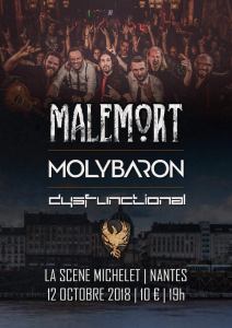 Malemort @ La Scène Michelet - Nantes, France [12/10/2018]