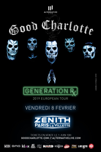 Good Charlotte @ Le Zénith - Paris, France [08/02/2019]