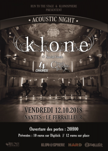 Klone @ Le Ferrailleur - Nantes, France [12/10/2018]
