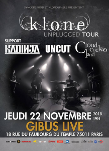 Klone @ Le Gibus - Paris, France [22/11/2018]