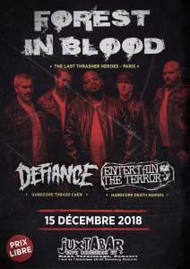 Forest in Blood @ Le Juxtabar - Cherbourg, France [15/12/2018]