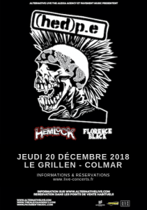 (Hed) P.E. @ Le Grillen - Colmar, France [20/12/2018]