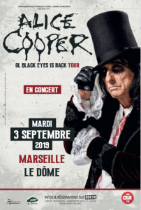 Alice Cooper @ Le Dôme - Marseille, France [03/09/2019]