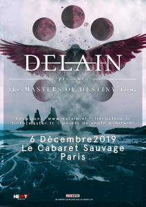 Delain @ Le Cabaret Sauvage  - Paris, France [06/12/2019]