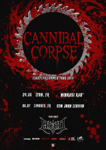 Cannibal Corpse @ Le Ninkasi Gerland Kao - Lyon, France [24/06/2019]